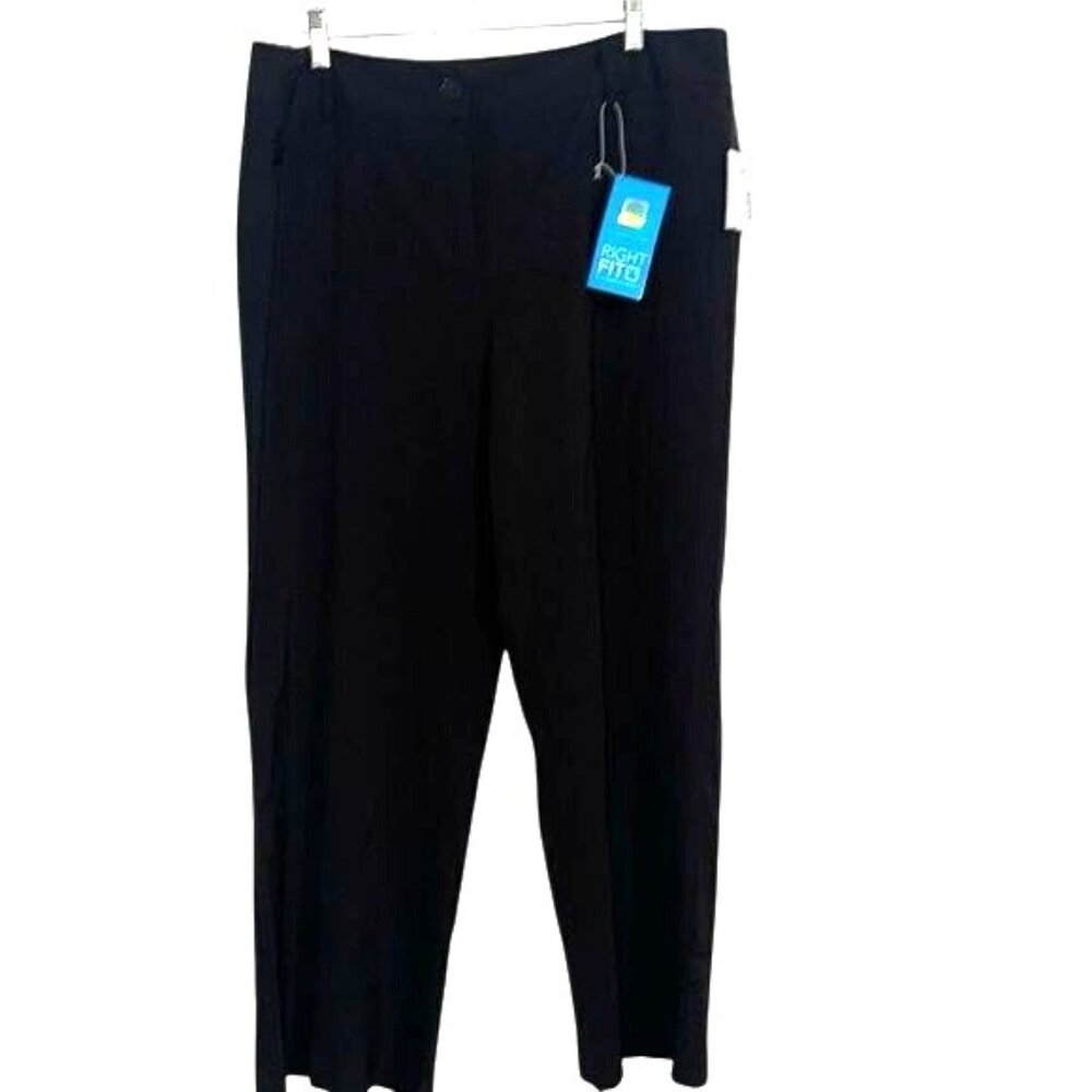 Studio 1940 Marissa 11MP Petite Straight Leg Pants Black